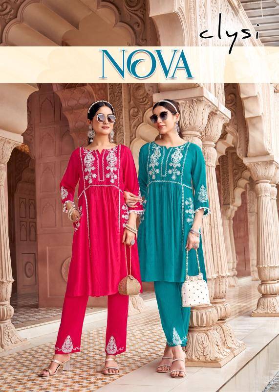 Clysi nova coord set Kurti exporters in bangalore